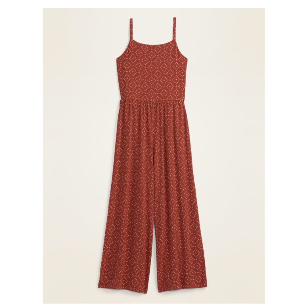 Jersey-Knit Wide leg Jumpsuit